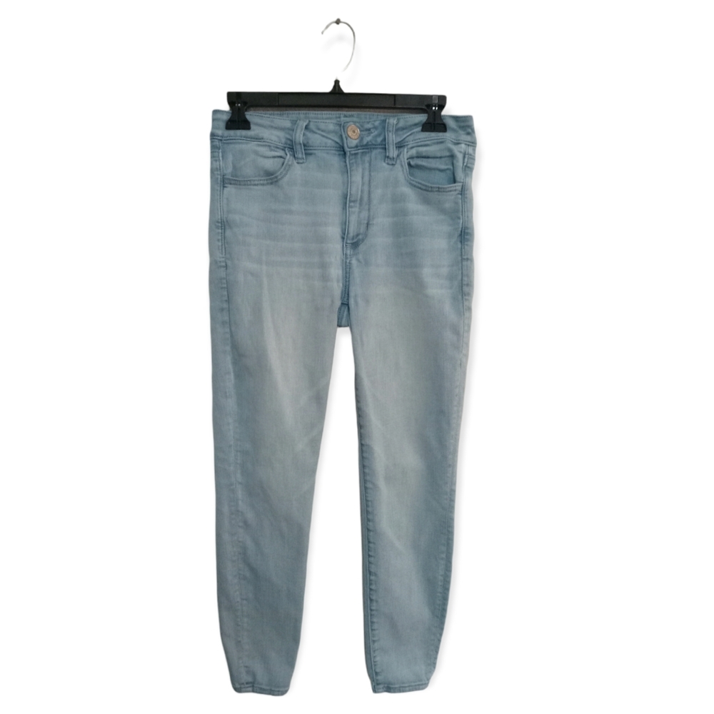 American Eagle light wash NE(X)T level stretch hi-rise jegging